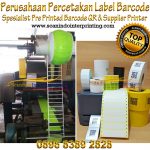 Percetakan / Custom Label Sticker Barcode Printing (Self Adhesive Label)