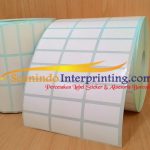 Custom Label Sticker Barcode Semicoated Rolls