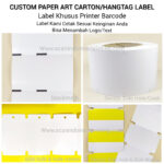 Label Art Carton Barcode/ HandTag Matahari ll Direct Thermal Paper Label