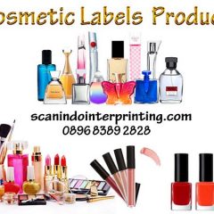 Cetak label Sticker Barcode Kosmetik