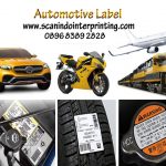 Cetak Label Sticker Otomotif, Sticker Informasi, Sticker Petunjuk