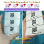 Cetak Label Sticker Waterproof  – untuk Outdoor Indoor (Tidak bisa sobek, Tahan Panas dll)