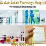 Cetak Label Sticker Rumah Sakit / Pharmacy – Barcode dan Bentuk Roll