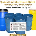 Chemical Label untuk Drum / Barrel