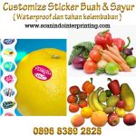 Cetak Label Barcode Buah dan Sayur